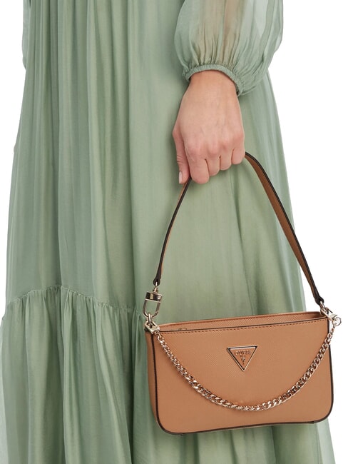 NOELLE Bolso de hombro con cadena BEIGE - Bolsos Mujer