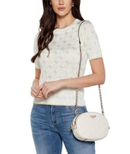 GUESS TAMSIN Bolso de hombro pequeño acolchado OFFWHITE - Bolsos Mujer - 6