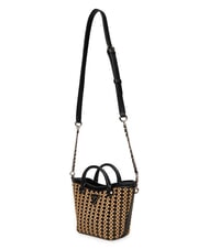 GUESS ATALIA Bolso pequeño con bandolera natural / negro - Bolsos Mujer - 4