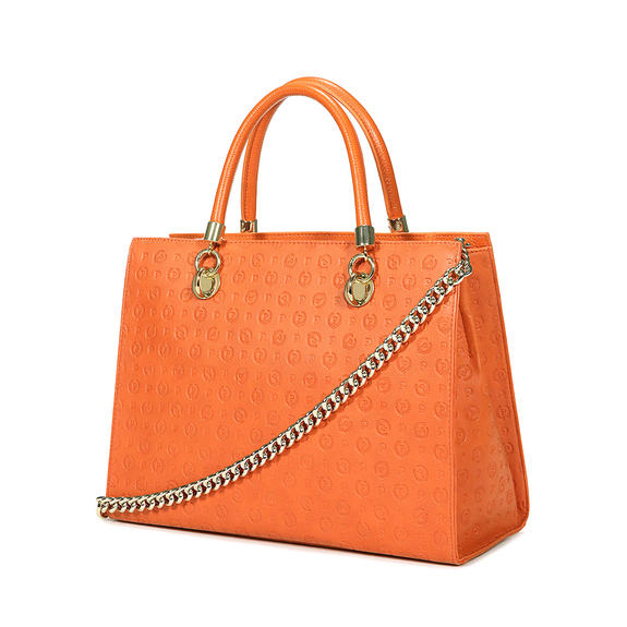 Embossed Heritage Bolso de mano NARANJA - Bolsos Mujer