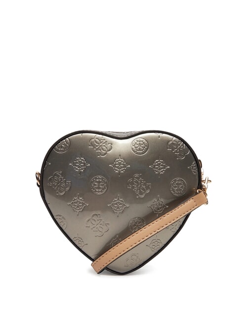 ARNELA Mini bolso de hombro con forma de corazón Logotipo de peltre - Bolsos Mujer