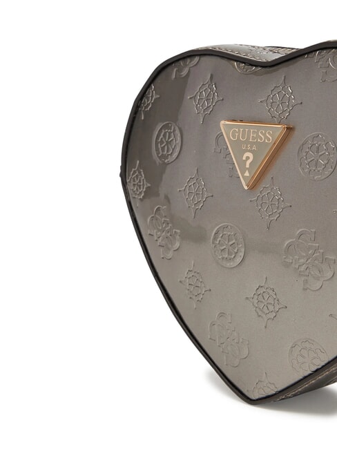 ARNELA Mini bolso de hombro con forma de corazón Logotipo de peltre - Bolsos Mujer