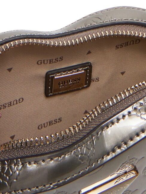 ARNELA Mini bolso de hombro con forma de corazón Logotipo de peltre - Bolsos Mujer