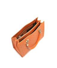 POLLINI Embossed Heritage Bolso de mano NARANJA - Bolsos Mujer - 4