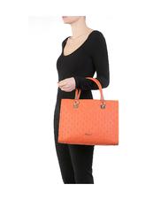 POLLINI Embossed Heritage Bolso de mano NARANJA - Bolsos Mujer - 5