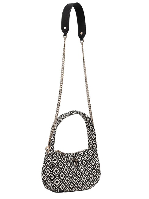 RIANEE Mini bolso hobo tejido NEGRO - Bolsos Mujer