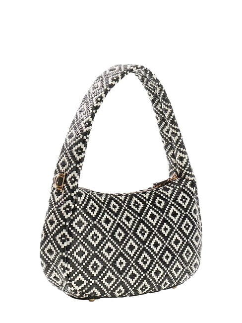 RIANEE Mini bolso hobo tejido NEGRO - Bolsos Mujer