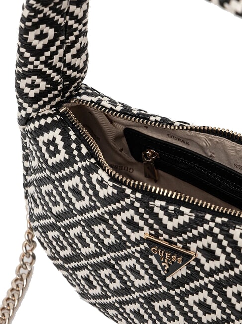 RIANEE Mini bolso hobo tejido NEGRO - Bolsos Mujer