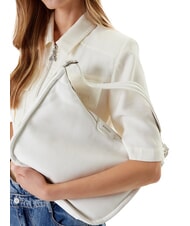 GUESS EVA Bolso de hombro de piel blanco óptico - Bolsos Mujer - 5