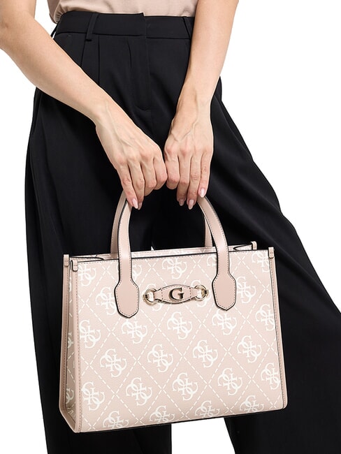 IZZY 2 Bolso de mano con bandolera logotipo de arena - Bolsos Mujer