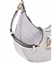 GUESS BESSEY Bolso de hombro con correa para el hombro gris lavanda - Bolsos Mujer - 3