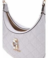 GUESS BESSEY Bolso de hombro con correa para el hombro gris lavanda - Bolsos Mujer - 4