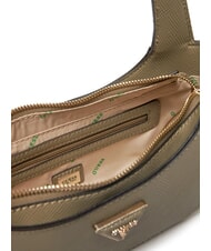 GUESS ECO JAZYLYNN Bolso hobo ST Saffiano con correa para el hombro sabio - Bolsos Mujer - 4