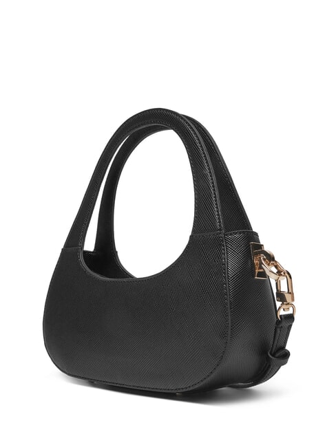 ECO JAZYLYNN Bolso hobo ST Saffiano con correa para el hombro NEGRO - Bolsos Mujer