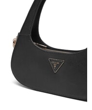 GUESS ECO JAZYLYNN Bolso hobo ST Saffiano con correa para el hombro NEGRO - Bolsos Mujer - 3