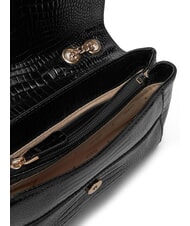 GUESS SILVYE Bolso convertible con estampado de cocodrilo NEGRO - Bolsos Mujer - 5