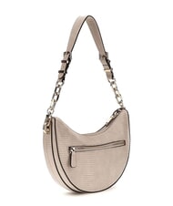 GUESS ORLINA Bolso de hombro con estampado de lagarto gris pardo - Bolsos Mujer - 2
