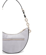 GUESS ORLINA Bolso de hombro con estampado de lagarto gris lavanda - Bolsos Mujer - 3