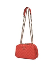 GUESS ECO RIANEE Bolso acolchado convertible rojo coral - Bolsos Mujer - 3