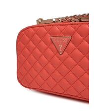 GUESS ECO RIANEE Bolso acolchado convertible rojo coral - Bolsos Mujer - 4