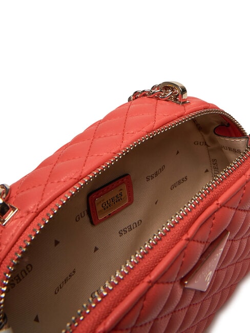 ECO RIANEE Bolso acolchado convertible rojo coral - Bolsos Mujer