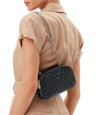 GUESS ECO RIANEE Bolso acolchado convertible NEGRO - Bolsos Mujer - 5