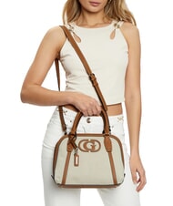 GUESS SEBINA Bolso de mano con bandolera natural/caramelo - Bolsos Mujer - 5