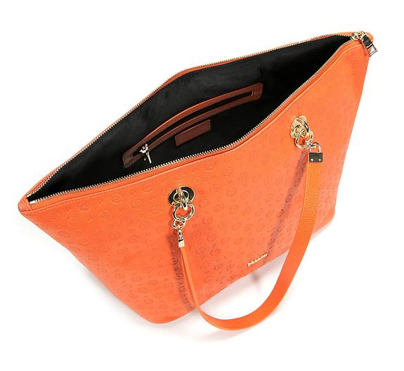 Embossed Heritage Bolso shopper de hombro NARANJA - Bolsos Mujer