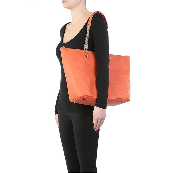 Embossed Heritage Bolso shopper de hombro NARANJA - Bolsos Mujer