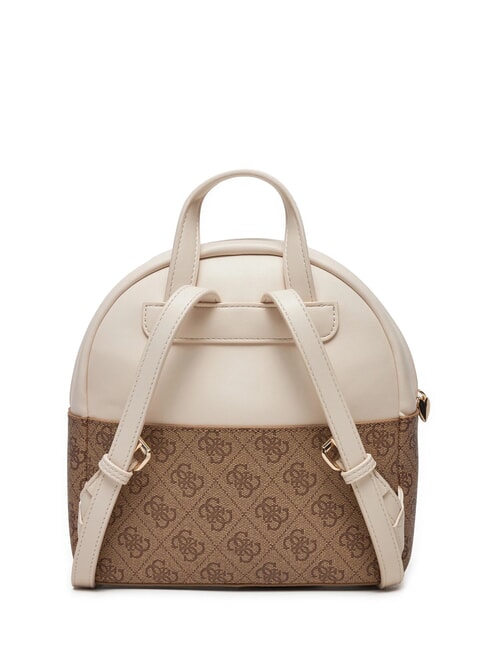 GIRL Mini mochila 4g aop beige blanco - Bolsos Mujer