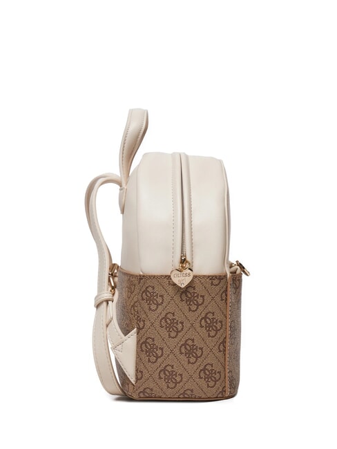 GIRL Mini mochila 4g aop beige blanco - Bolsos Mujer