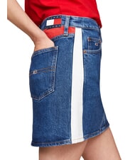 TOMMY HILFIGER TH JEANS Falda corta de mezclilla mezclilla media - Faldas de mujer - 3