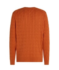 TOMMY HILFIGER TH  Suéter de cuello redondo brezo naranja trueno - Suéteres de los hombres - 2