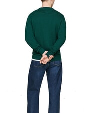 TOMMY HILFIGER PIMA Jersey de mezcla de cachemir con cuello redondo - Suéteres de los hombres