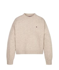 TOMMY HILFIGER TH KIDS Suéter de lana con cuello redondo - Suéteres para niños