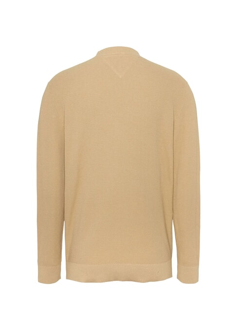 TH JEANS Suéter de cuello redondo oro suave - Suéteres de los hombres