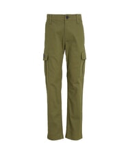 TOMMY HILFIGER TH KIDS Pantalones multibolsillos aceituna utilitaria - pantalones para niños - 4