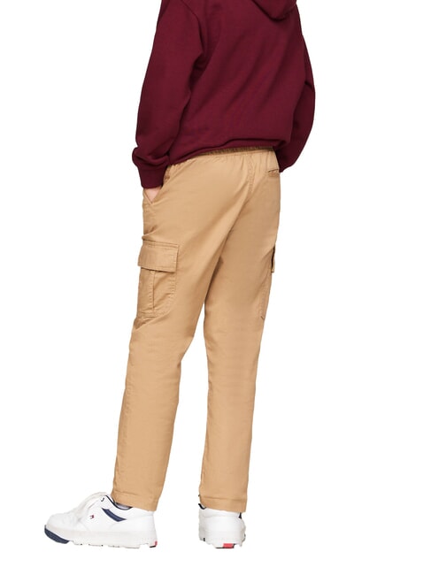 TH KIDS Pantalones de algod&oacute;n unisex caqui cl&aacute;sico - pantalones para ni&ntilde;os