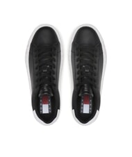 TOMMY HILFIGER TH JEANS  Zapatillas altas de piel negro - Zapatos Hombre - 4