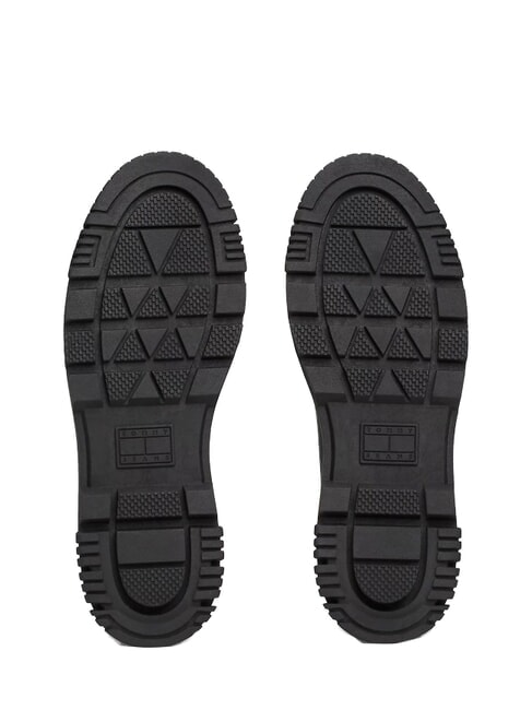 TH JEANS  Botines altos de piel negro - Zapatos Mujer