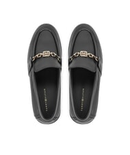 TOMMY HILFIGER TH  mocasines de cuero negro - Zapatos Mujer - 4