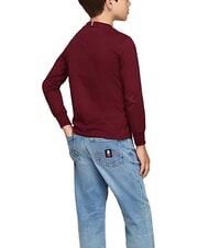 TOMMY HILFIGER TH KIDS Camiseta de algodón de manga larga rojo intenso - Camiseta niño - 2