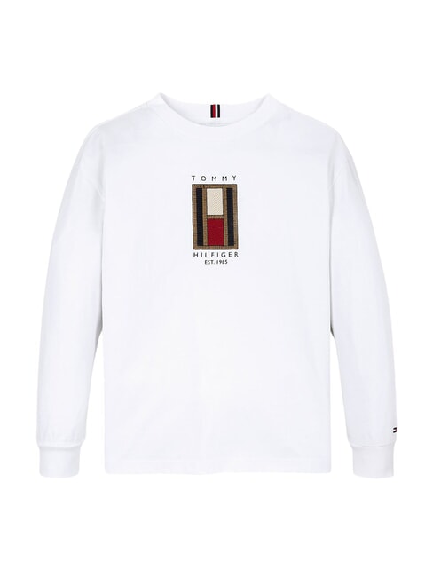 TH KIDS Camiseta de algodón para niños blanco - Camiseta niño