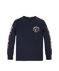 TOMMY HILFIGER TH KIDS Camiseta de algod&oacute;n de manga larga cielo del desierto - Camiseta ni&ntilde;o - 3