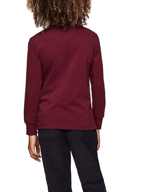 TH KIDS Camiseta de algodón de manga larga rojo intenso - Camiseta niño