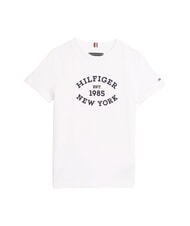 TOMMY HILFIGER TH KIDS Camiseta de algod&oacute;n para ni&ntilde;os blanco - Camiseta ni&ntilde;o - 3