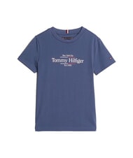 TOMMY HILFIGER TH KIDS Camiseta de algod&oacute;n de manga corta Mar Egeo - Camiseta ni&ntilde;o - 3