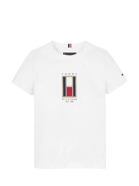 TH KIDS Camiseta de algodón para niños blanco - Camiseta niño