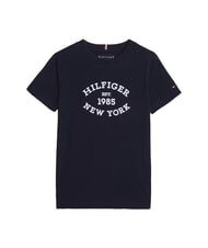 TOMMY HILFIGER TH KIDS Camiseta de algodón para niños cielo del desierto - Camiseta niño - 3