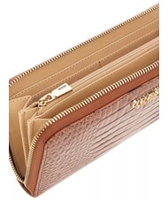 GUESS LAUREL Cocco Cartera con cremallera COGNAC - Carteras Mujer - 2